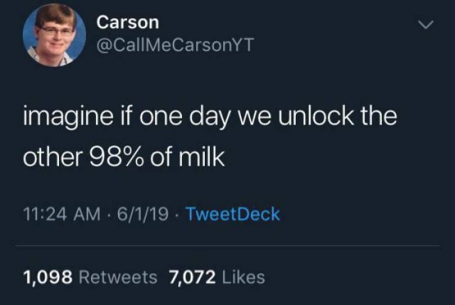 random pic bojack horseman 13 reasons - Carson imagine if one day we unlock the other 98% of milk 6119. TweetDeck 1,098 7,072
