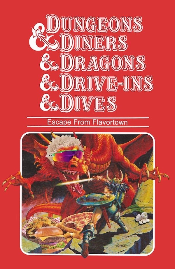 dungeons and dragons and diners and drive ins and dives shirt - Dungeons Codiners C Dragons E DriveIns E Dives Escape From Flavortown