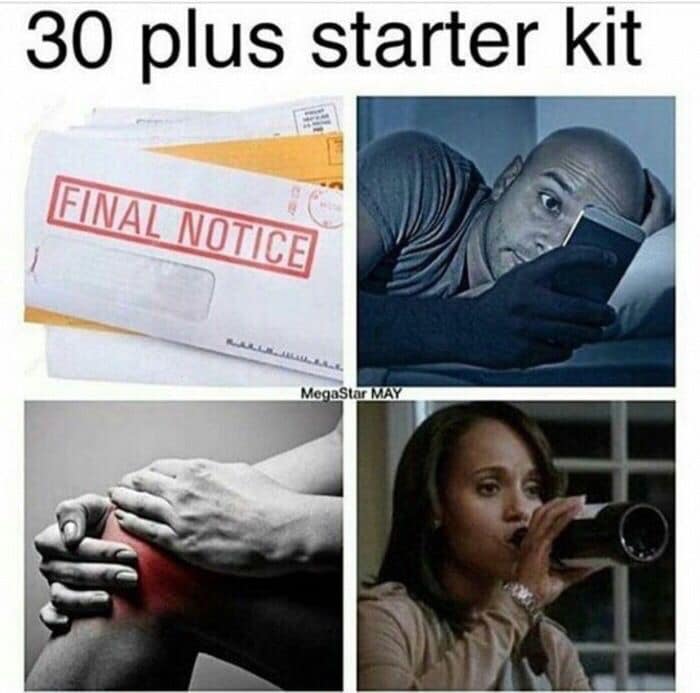 john wick funny meme - 30 plus starter kit Final Notice MegaStar May