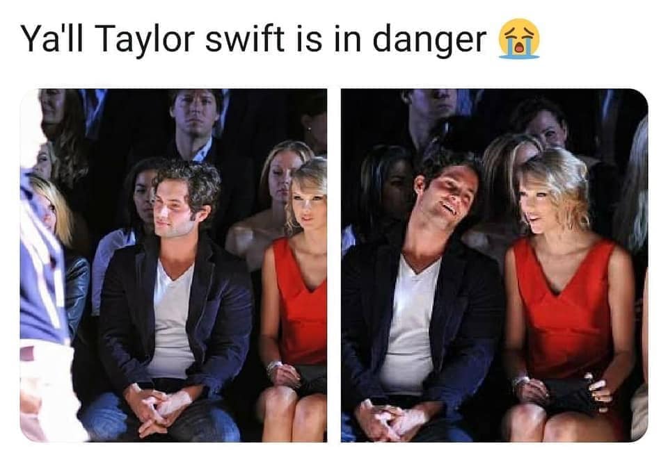 joe goldberg meme - Ya'll Taylor swift is in danger - you netflix meme