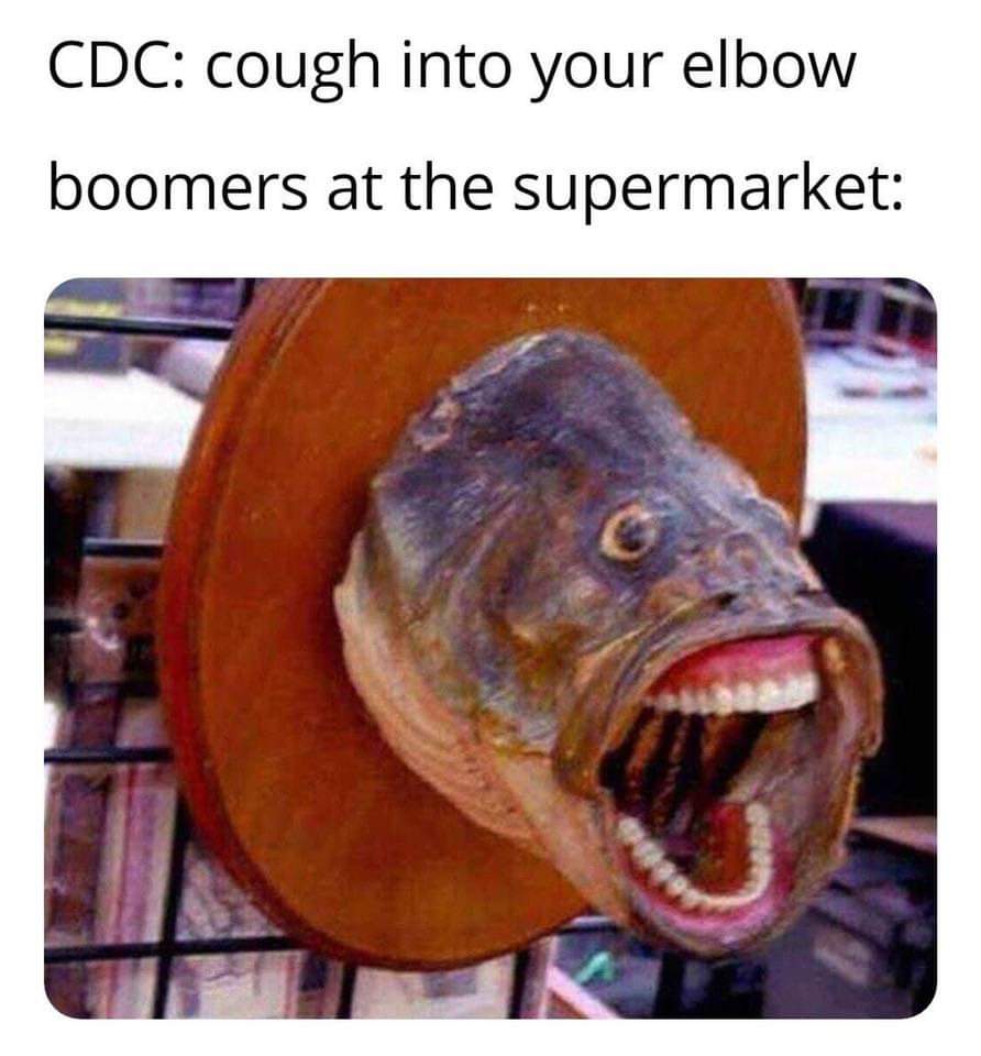 dark memes - edgy memes - your boss makes a normie joke - Cdc cough into your elbow boomers at the supermarket