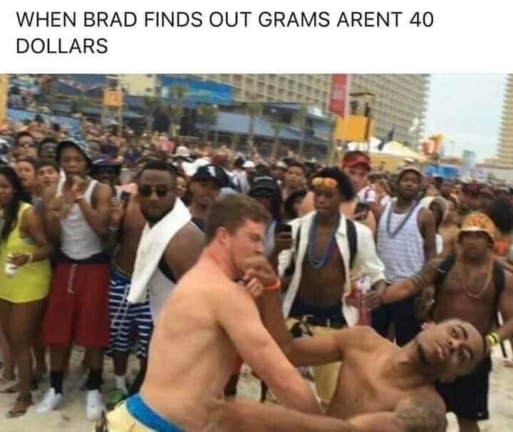 spring break 2019 fights - When Brad Finds Out Grams Arent 40 Dollars