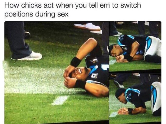 suck the soul outta him - How chicks act when you tell em to switch positions during sex