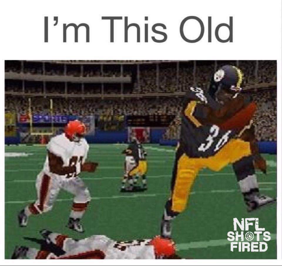 madden 2000 graphics - I'm This Old Nfl Shots Fired