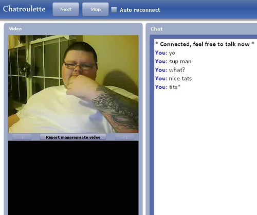 The best pics of chatroulette.