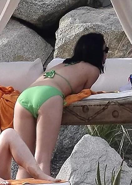 katy perry green bikini
