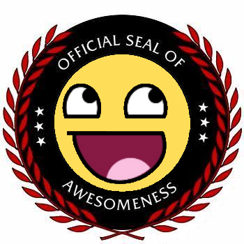 the official seal of awesome