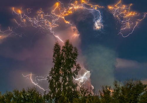 Volcanic Electrical Storms