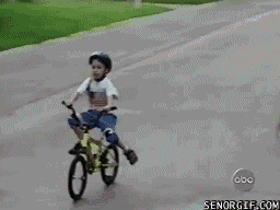 Kid on a Bike Fail