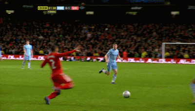Glen Johnson's Two-Footed Tackle 