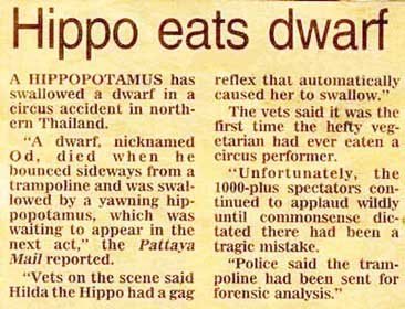 Hippo was hungry.....