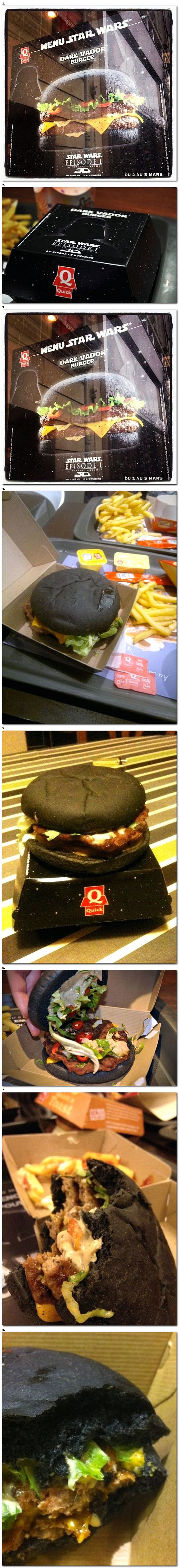 Dark Vader Burger is only available in Europe.