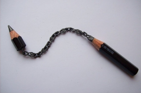 Not only a great self defence weapon, but it's carved from a single pencil  is an awesome work of art