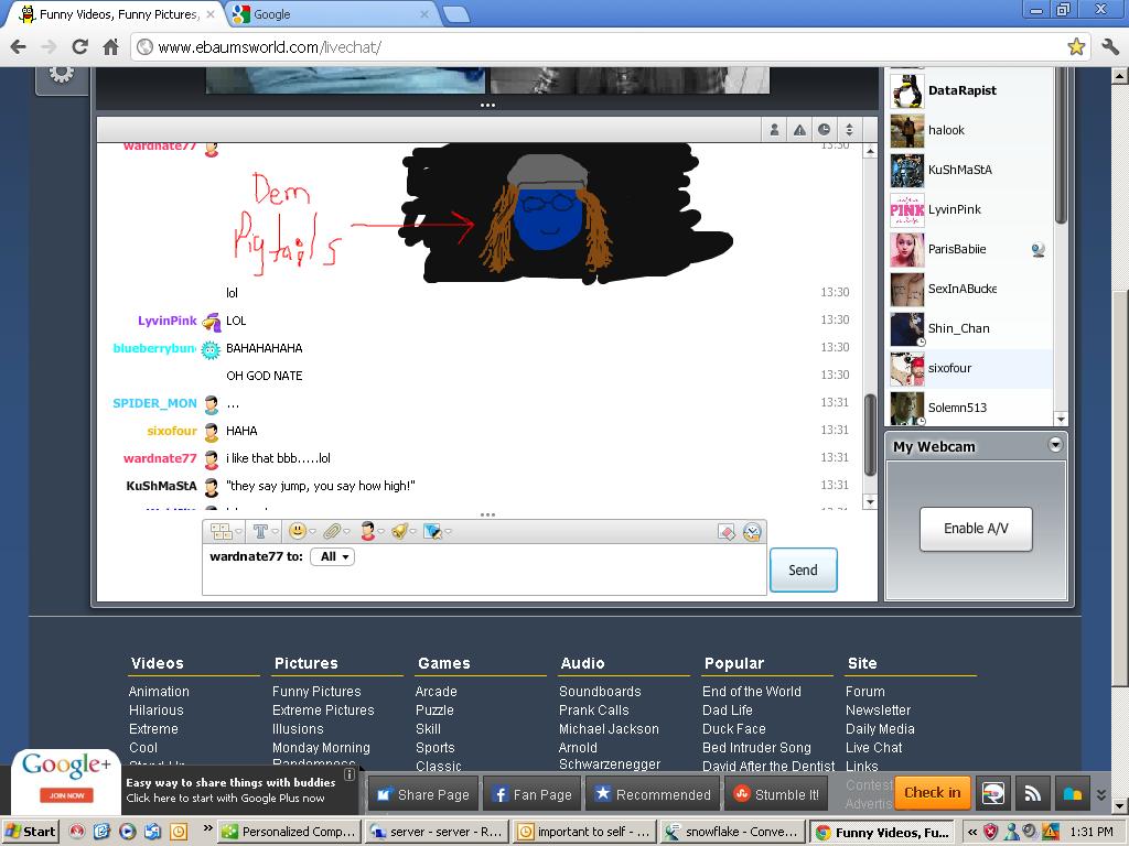 drawings in chat