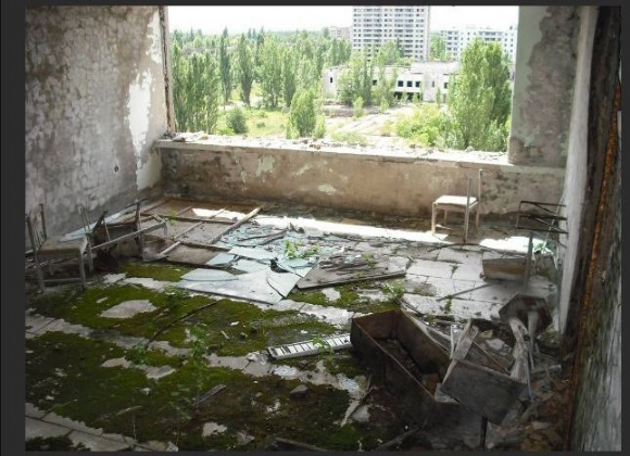 Chernobyl pic of yard