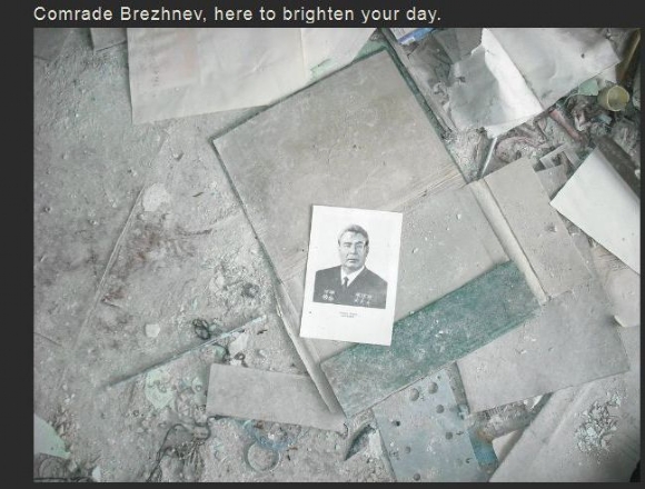 Chernobyl pic of Comrade Brezhnev, here to brighten your day.