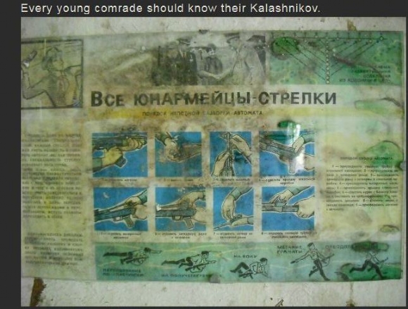 Chernobyl pic of banknote - Every young comrade should know their Kalashnikov, nect s ,