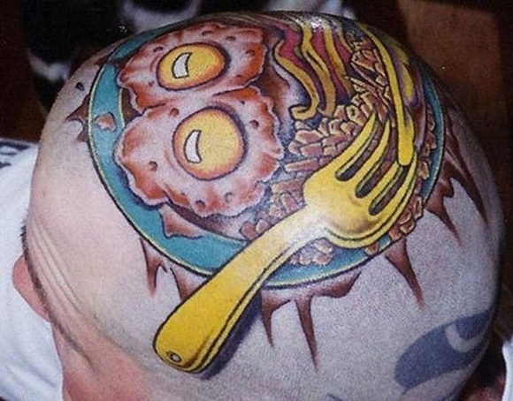 Crazy food tattoos