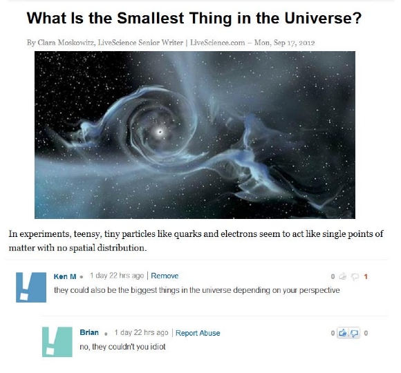 ken m - What is the Smallest Thing in the Universe? By Clara Moskowitz, LiveScience Senior Writer | LiveScience.com Mon, In experiments, teensy, tiny particles quarks and electrons seem to act single points of matter with no spatial distribution. Ken M. 1