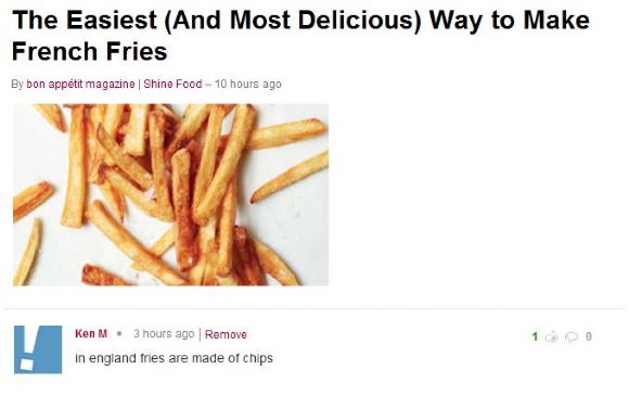 junk food - The Easiest And Most Delicious Way to Make French Fries By bon apptit magazine Shine Food 10 hours ago Ken M. 3 hours ago Remove in england fries are made of chips