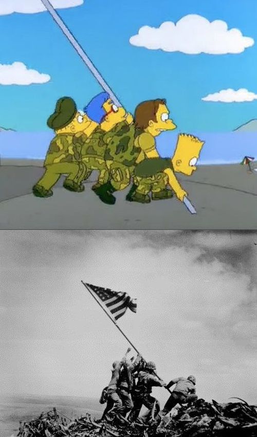 The Simpsons Art Imitating Life