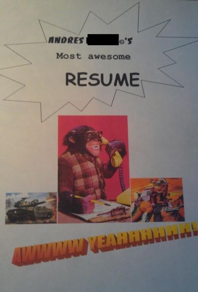 Resume fails