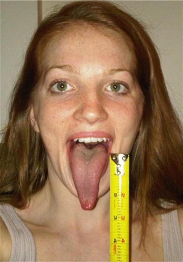 Ladies with freakish tongues