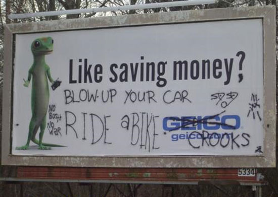 VANDALISED BILLBOARD