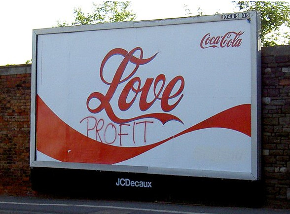 VANDALISED BILLBOARD