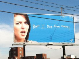 VANDALISED BILLBOARD