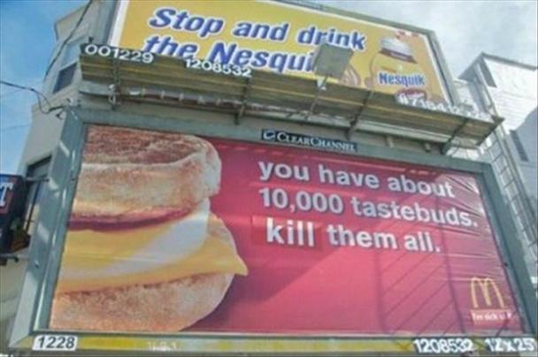 VANDALISED BILLBOARD