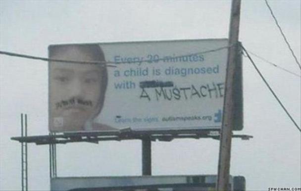 VANDALISED BILLBOARD