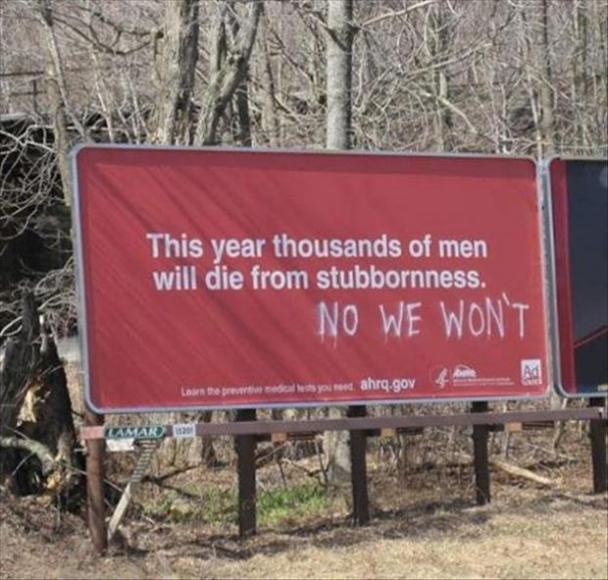 VANDALISED BILLBOARD