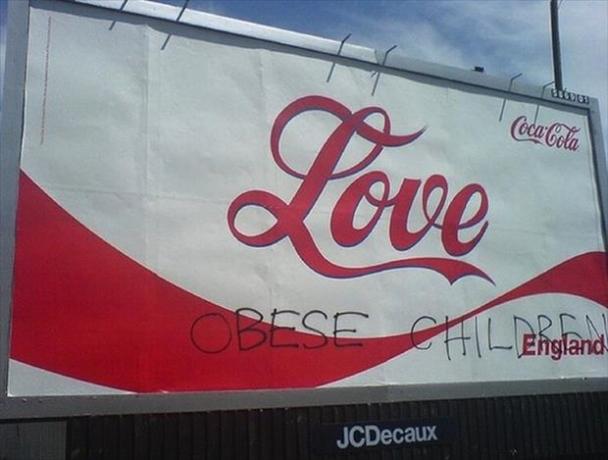 VANDALISED BILLBOARD