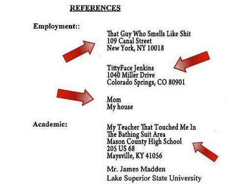 Funny resumes