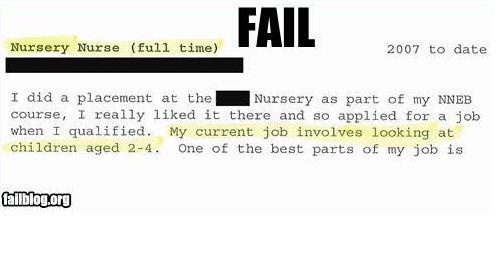 Funny resumes