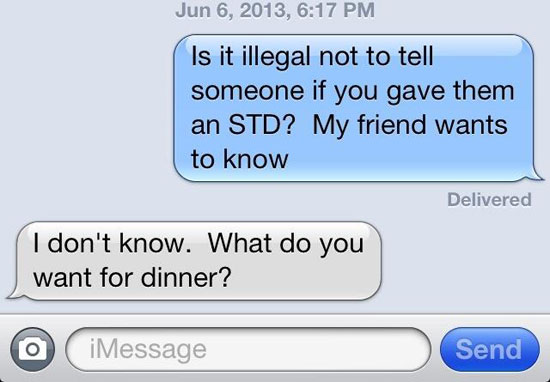 Prank STD Texts to parents