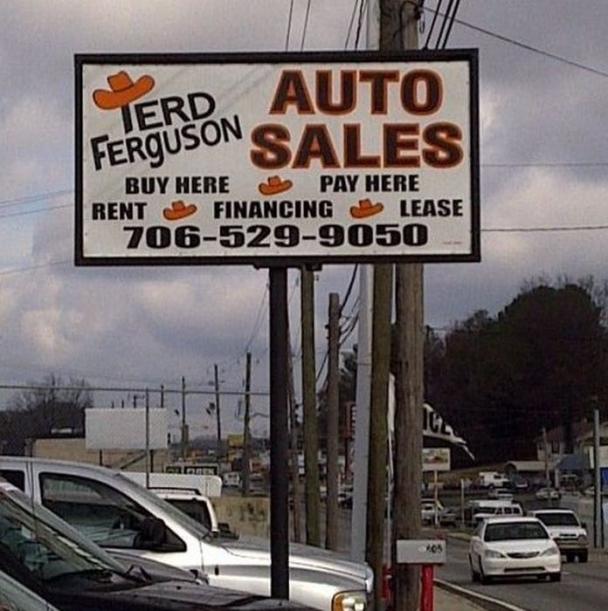 Funny dealership names