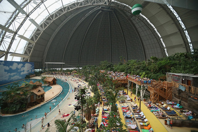 Tropical Islands indoor resort in Krausnick, Germany
