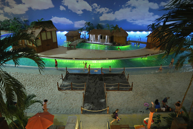 Tropical Islands indoor resort in Krausnick, Germany