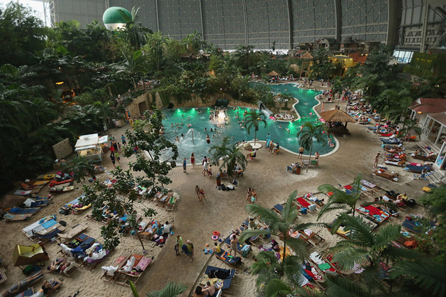Tropical Islands indoor resort in Krausnick, Germany