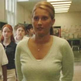 In June of 2008, 29-year-old Cara Dickey, who kind of has a confused-Anna-Kournikova thing going and is arguably the craziest person on this list, was let go from her teaching position after school officials somehow discovered "romantic" texts between Dickey and a 14-year-old male student. They disappeared together later on in the day, after the texts, but were found the next morning. Dickey was found sleeping in her car and the boy was found in a local mall, probably celebrating, right? Wrong.