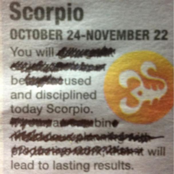 Horoscopes between the lines