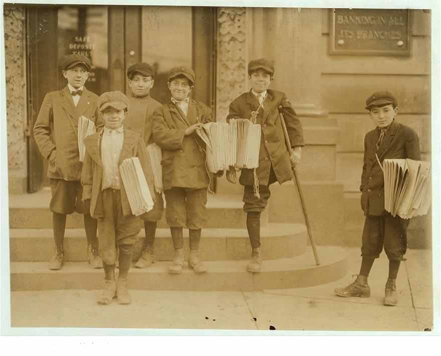 3 brothers, Salvatore, 9 yrs. in front, Joseph, 11 yrs. cripple, Lewis, 13 yrs. between these 2. We would be murdered if we shop craps. Boy at left sold me pair of dice for 2 cents.  what he would have to pay for more. Location: Jersey City, New Jersey.