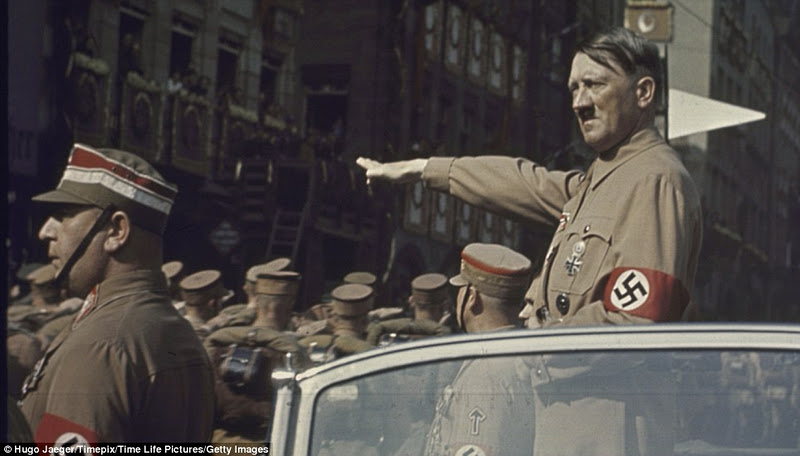 Hitler once told photographer Hugo Jaeger that 'colour photography was the future'