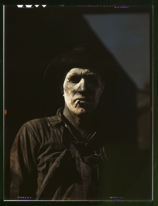 Worker at carbon plant, Texas, 1942