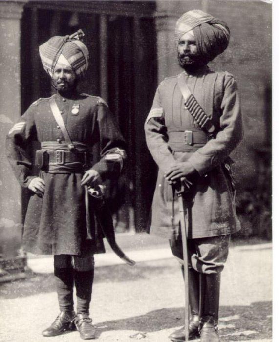 Two members of the 1st Punjab Cavalry in 1893