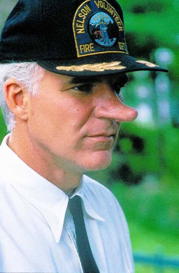 Steve Martin as CD Bales, Roxanne 1987"Is that your nose or did a bus park on your face?"