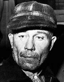 The Mad Butcher-Ed Gein Also known as the "Plainfield Ghoul", Ed Gein claimed responsibility for the deaths of two women in 1954 and 1957. Both women were shot, dismembered, and kept for trophies in Gein's house and shed. He was tried and convicted for the murder of Bernice Worden and died in a mental facility in 1984.