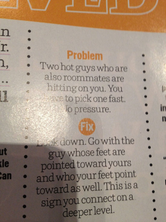 Sht Cosmo says